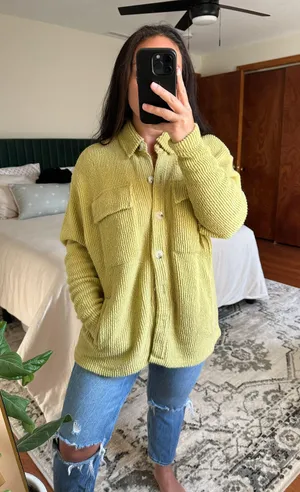 12th Tribe Courduroy Cardigan Jacket thumbnail 1