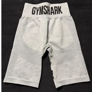 Gymshark Light‎ Grey Seamless High Waisted Workout Shorts Women's Size S thumbnail 1