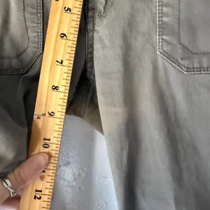 Aeropostale Vintage Y2k Cargo Pants Green Utility Pockets Straight 5/6‎ Low Rise thumbnail 9