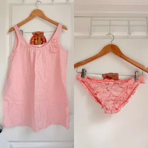 Victoria Secret's Angel Collection Sabrina Carpenter 2011‎ Babydoll Pajamas Set thumbnail 2