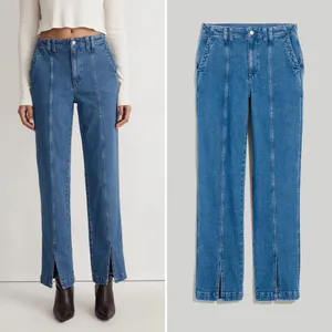 MADEWELL The Perfect Vintage Jean in Medium Indigo Wash: Seamed Edition Size 28 thumbnail 4