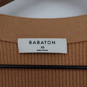 Babaton Cardigan Sweater Womens XS Rust Ribbed Knit Button Front Long Sleeve thumbnail 3