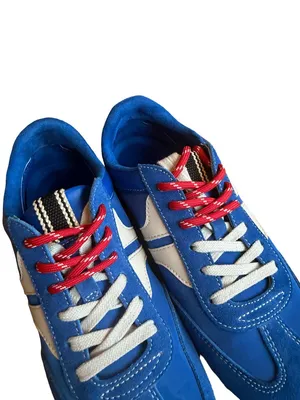 Shu Shop Sarah Sneakers Tennis Shoes Athletic 400 Blue Lace-Up Size 8 NIB NEW thumbnail 2