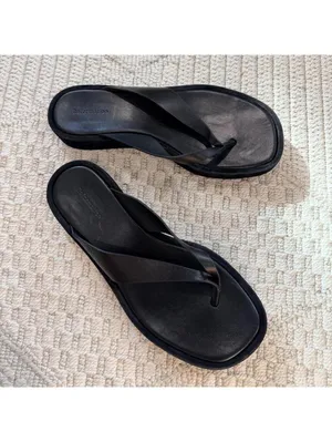 Reformation Eden Black Platform Flip Flop thumbnail 3