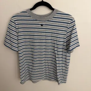 Striped Cutout Logo T-Shirt thumbnail 1