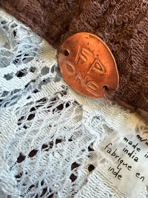 Free People FP One Solene Iced Chocolate High Low Maxi Skirt Stretch Lace NWT thumbnail 13