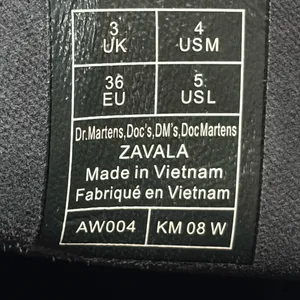 Dr. Martens Black Leather Lavala Combat Boots 5  thumbnail 9