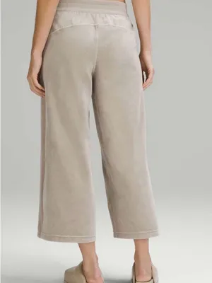 lululemon athletica Wide-Leg Cropped Pants in Taupe thumbnail 2