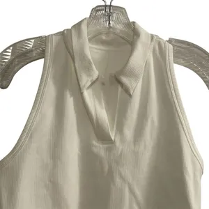 Athleta Women's White Cropped Tank Top Size M‎ thumbnail 14