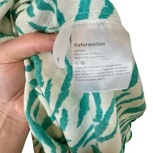 Reformation Lindsey Zebra Print Mini Slip Dress thumbnail 7