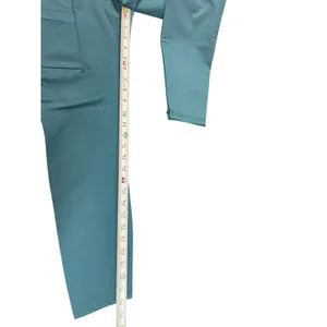 Fabletics High Waisted Hybrid Cargo Pants Short Inseam Teal Blue S Stretch NWT thumbnail 14