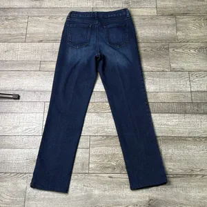 Bandolino Dark Blue Straight Leg Jeans thumbnail 7