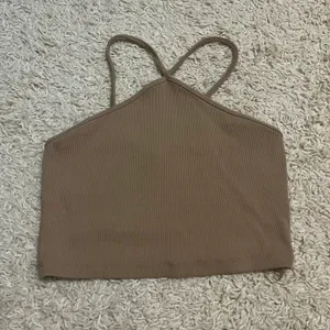 ZARA Cropped Halter Top Size Large thumbnail 1