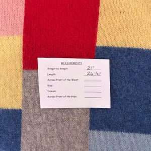 Vintage EVERETT HOLZAPFEL Nashville 100% Wool Colorblock Sweater Knitwear Large thumbnail 13