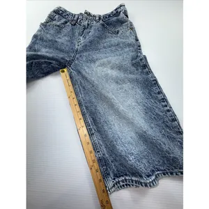 Vintage S.O.N.G. Denim Shorts women 1/25 Wide Leg Skater Grunge Denim 90s‎ thumbnail 3