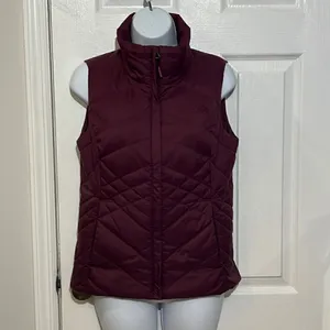 The North Face Down‎ Alpz Vest 550 Fill Medium Maroon size XS thumbnail 2