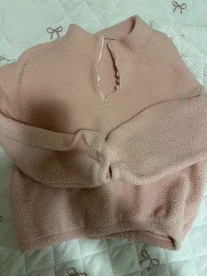 SheIn Sheik pink fleece thumbnail 1