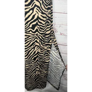 New Zebra Print Cut Out Maxi Dress Women's XL thumbnail 4