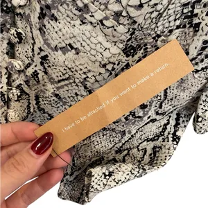 New Reformation Eliana Button Down Top In Snakeskin thumbnail 10