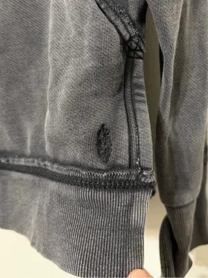 Free People Movement Only One Zip Up Hoodie Black XS Oversized thumbnail 5