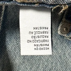 Forever 21 Barrel Jeans Size 25 Light Wash Lace Up Waist Y2K Denim NWT thumbnail 9