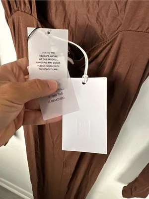 Helsa Revolve Brown Jersey Backless Maxi Dress Women’s Sz XS thumbnail 9