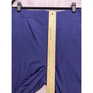 Fabletics Downtown Wide Leg Pant Women XL Purple Relaxed Fit Sweat Wicking Sport thumbnail 4