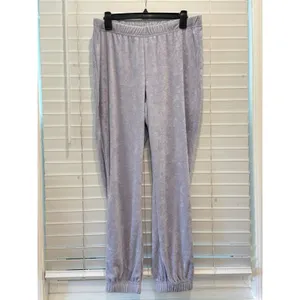 NWOT Juicy Couture Joggers Women L Lavender Terry Rhinestone Logo Y2K Loungewear thumbnail 2