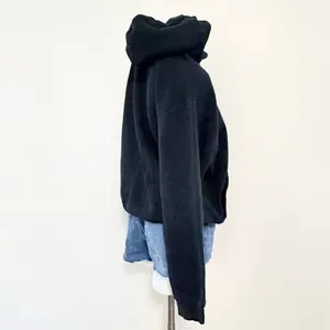 Jordan black hooded sweater fleece inner lining medium normcore thumbnail 9