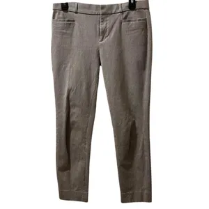 Banana Republic Sloan Curvy Fit Ankle Trouser Womens 6 Gray Stretch Career Pants thumbnail 2