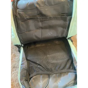 Matein Light Blue Mint Green Travel Backpack Laptop School Book Bag Charger thumbnail 4