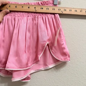 Anthropologie Pink Rose‎ Satin Smocked Waist Shortie Shorts Size XXS NWT thumbnail 14