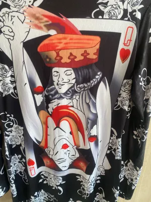 Size Large Queen of hearts dress thumbnail 4