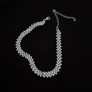 Elegant CZ Choker Necklace for Women thumbnail 3