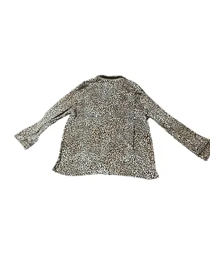 Joyspun Leopard Pajama Set L Top Bottoms Sleepwear Loungewear Animal Print thumbnail 3
