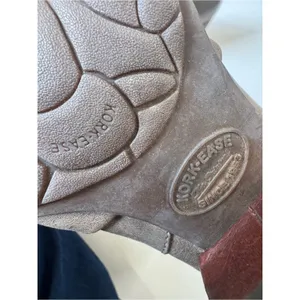 Kork Ease Brown Leather Ankle Boots Womens 8.5 Casual Booties Fall Square Toe thumbnail 5