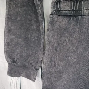 Lane 201 Faded Black Off The Shoulder comfy casual Jumpsuit with Drawstring thumbnail 11