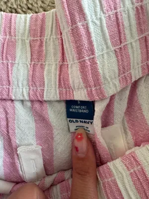 Old Navy Striped Linen Set thumbnail 2