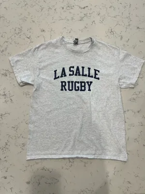 LaSalle Rugby Tshirt Gray Size L thumbnail 3