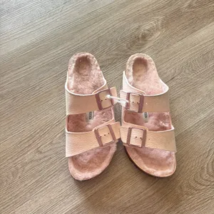 Birkenstock Shearling Two-Strap Sandal thumbnail 2