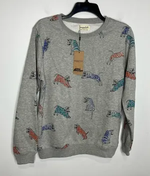NWT‎ Sugarhill Brighton Alanis tiger sweatshirt multicolor size 10 thumbnail 1