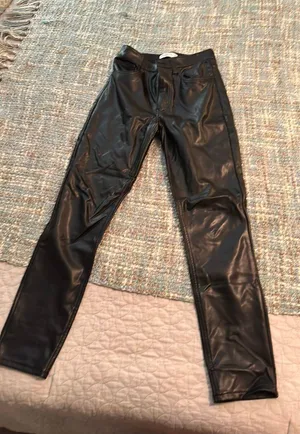 Abercrombie Leather Pants thumbnail 1