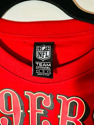 NFL Team Apparel San Francisco 49ers Jersey Size Small NWT P-p 18” S-h 28” thumbnail 2