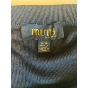 Truth By Republic Women's Black Front Slit‎ Maxi Skirt Buttons Size M Medium thumbnail 6
