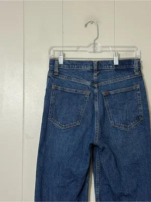 Abercrombie & Fitch The ’90s Straight Ultra High Rise Jeans Size 26 Distressed thumbnail 8