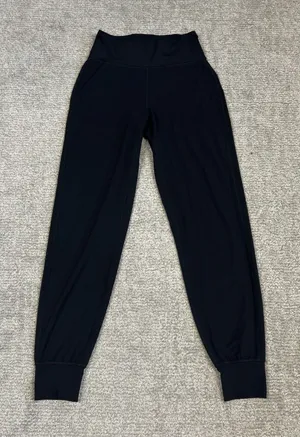 Lululemon Align High-Rise Joggers Womens 4 28" Black Lounge Yoga Pants Pockets thumbnail 1