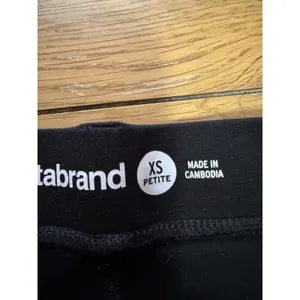 Betabrand Pants‎ Women Size XS Petitie Pull On Black Stretch Loungwear Office thumbnail 3