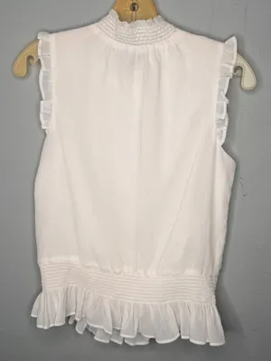 J Crew White Top thumbnail 2