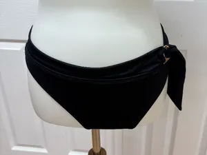 Tory Burch Black Bikini Bottom -‎ Size M. thumbnail 1