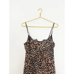 Revolve Loba Jacinta Slip Midi Dress Size Medium Leopard Lace Cocktail Wedding thumbnail 5